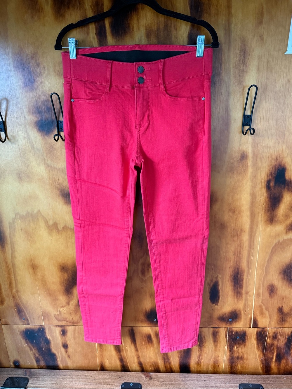 Apt. 9 Vibrant Red Skinny Jeans
